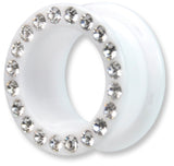 UV JEWELLED FLESH TUNNELS