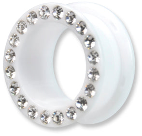 UV JEWELLED FLESH TUNNELS