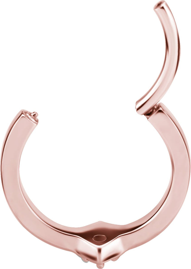 RG 316 HINGED CLICKER 1,2x12mm PREMIUM ZIRCONIA WH mod.27