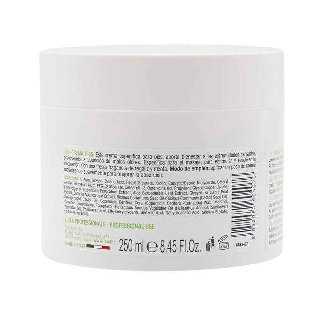 Ro.ial Fußcreme mit Süßholz und Minzextrakt (250 ml) - Kampfer