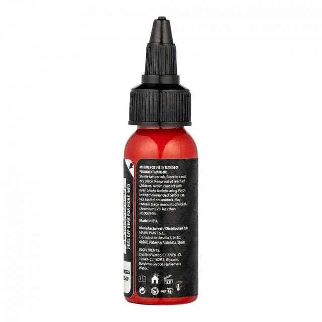 Dynamic Platinum Tattoo Ink - Pure Red (30 ml) - Reach-konform