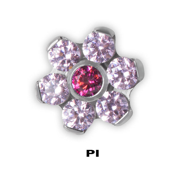 TT int JEWELLED FLOWER DISC