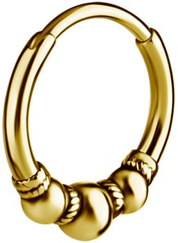 GD 316 HOOP EARRINGS (PAIR) 1,0x10mm - mod. 10