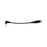 Cheyenne Adapterkabel - gewinkelter Klinkenstecker (3,5 mm) auf Cinch - Schwarz