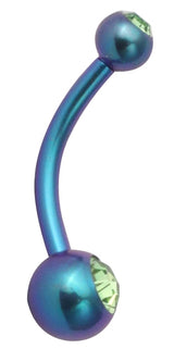 TT-TE DOUBLE JEWEL NAVEL BANANABELL 4&6mm