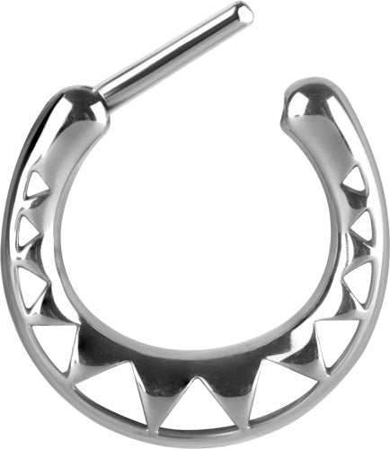 SS 316 SEPTUM CLICKERS AFRICAN PATTERN MODELLO 1