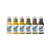 World Famous Limitless Tattoofarbe - Jenna Kerr Baroque Set (6 x 30 ml)