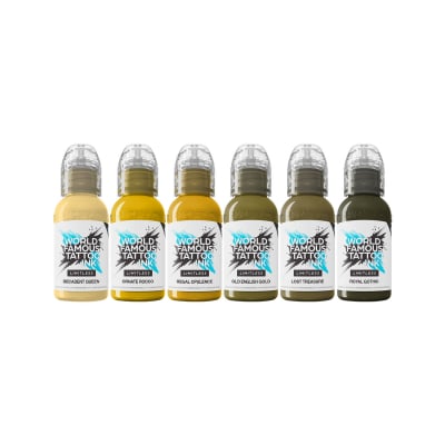 World Famous Limitless Tattoofarbe - Jenna Kerr Baroque Set (6 x 30 ml)