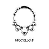 SS 316 FANCY NOSE RINGS