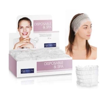 Xanitalia weißes Haarband - Einzelpackung - Polybeutel 100 St.