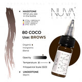 Nuva Colors PMU Pigment - 80 Coco (15 ml)