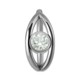 SS 316 JEWELLED HINGED RING ball 4mm