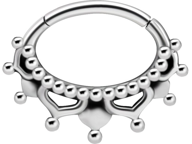 SS 316 HINGED SEPTUM & DAITH CLICKERS 1,2x6mm mod.8