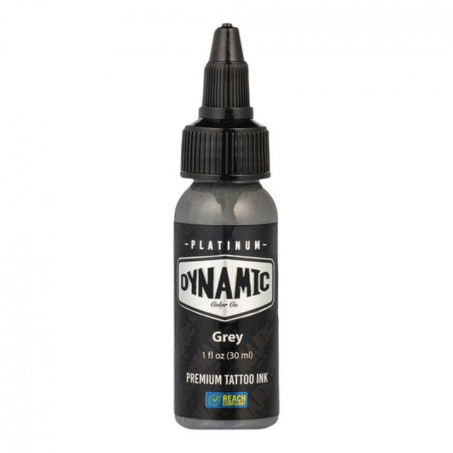 Dynamic Platinum Tattoo Ink - Grey (30 ml) - Reach-konform