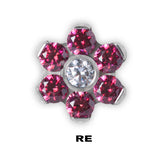 TT int JEWELLED FLOWER DISC