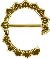 GD 316 DOUBLE HINGE NIPPLE CLICKER RING