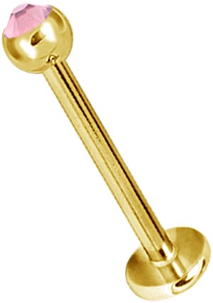 GD 316 JEWELLED LABRET 1,2mm base 4mm