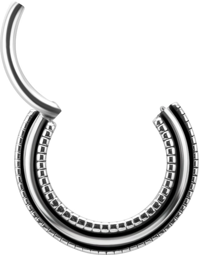 SS 316 HINGED CLICKER (3 ROWS SLANTED)