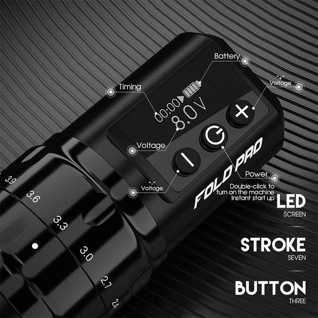 Dragonhawk Mast Fold Pro Wireless Pen - Schwarz