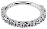 SS 316 HINGED RING SET with Jewels