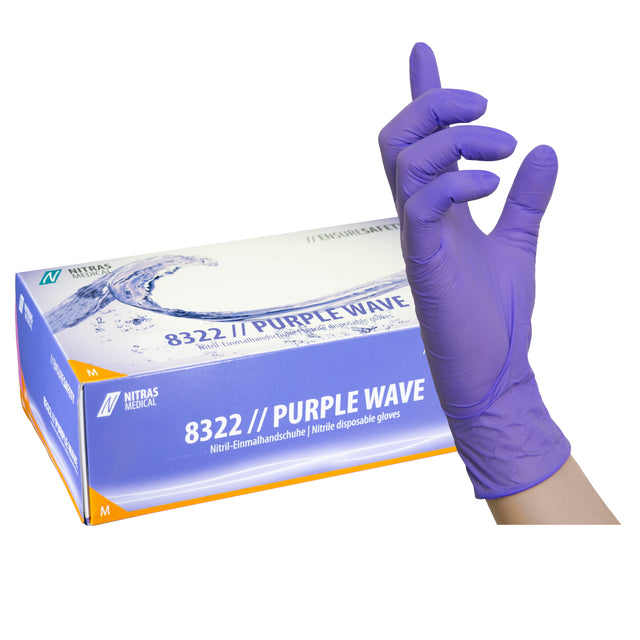 Nitras Purple Wave Nitrilhandschuhe 100 St.