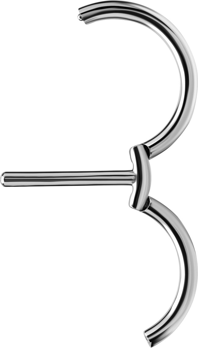 SS 316 DOUBLE NIPPLE CLICKER RING