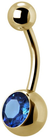 GD 316 8mm JEWEL NAVEL BARBELLS