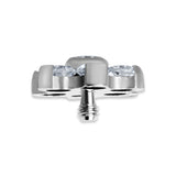 TT int MINI JEWELLED FLOWER DISC