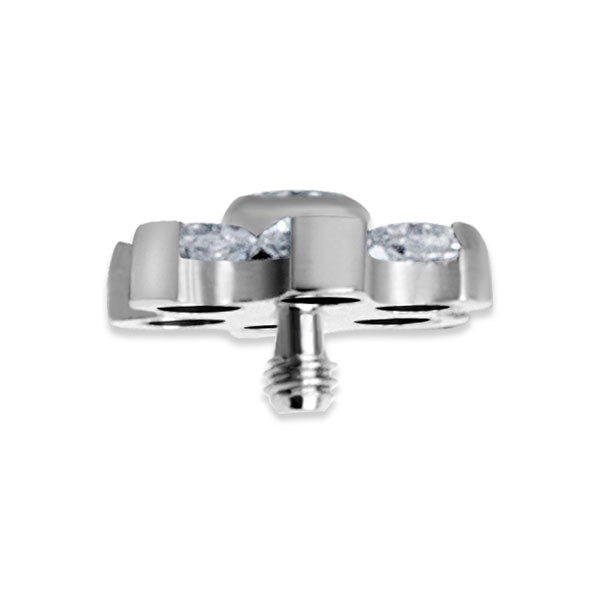 TT int MINI JEWELLED FLOWER DISC