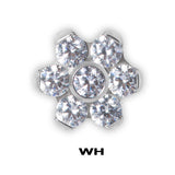 TT int JEWELLED FLOWER DISC