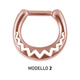 RG 316 SEPTUM CLICKERS AFRICAN PATTERN