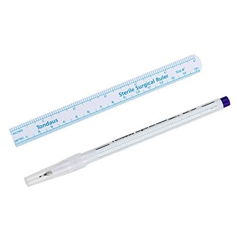 Chirurgischer Präzisionsstift (0,5 mm) mit Lineal