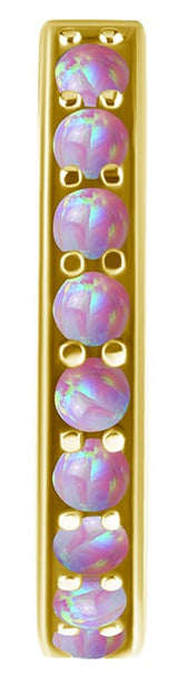 GD 316 OPAL EAR HOOPS SET 0,8x10mm (PAIR)