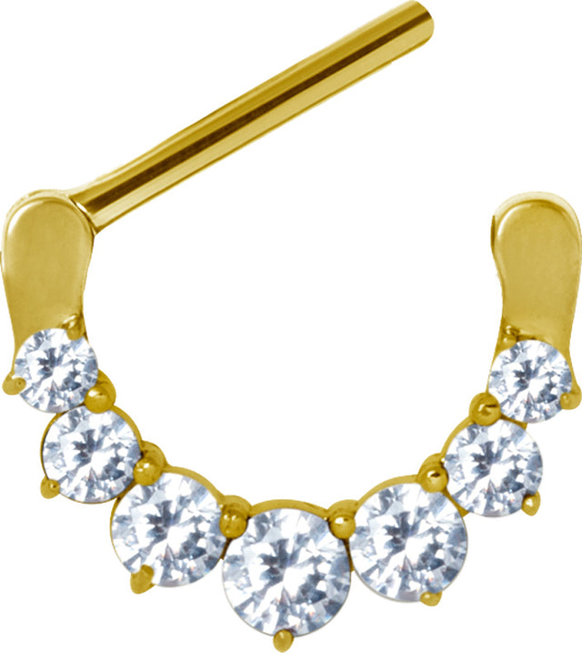 GD 316 JEWELLED NIPPLE CLICKER  WH