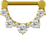 GD 316 JEWELLED NIPPLE CLICKER  WH