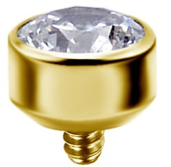 GD TT int JEWELLED DISC 1,6x4mm WH