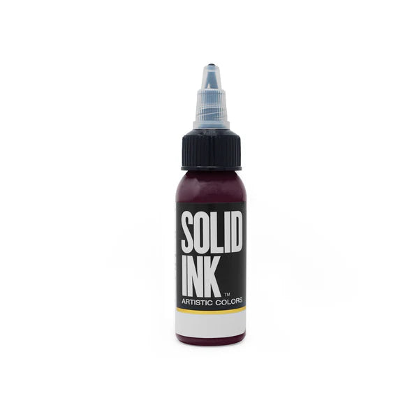 Solid Ink Künstlerfarbe - Bordeaux (30 ml) - NICHT FÜR MENSCHLICHE HAUT