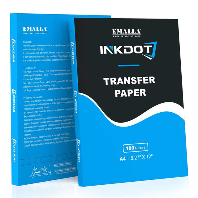 Emalla InkDot Stencil Transferpapier (21 x 30 cm) 100 Blatt