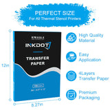 Emalla InkDot Stencil Transferpapier (21 x 30 cm) 100 Blatt
