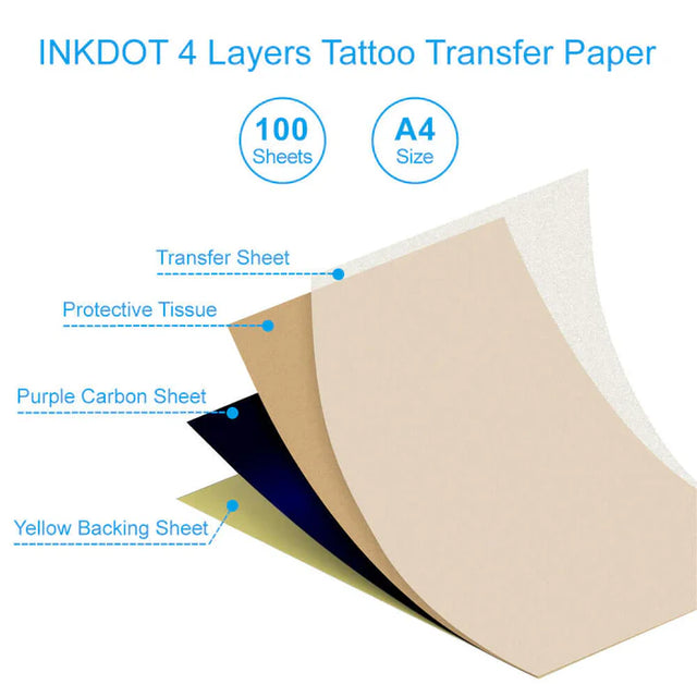 Emalla InkDot Stencil Transferpapier (21 x 30 cm) 100 Blatt