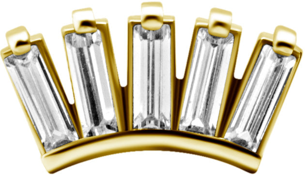 GD 316 int ATTACHMENT 1,2mm CUBIC ZIRCONIA mod. 34 - WH (8mm)