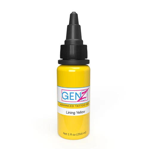 Intenze Ink Tattoofarbe REACH - Lining Yellow (30 ml)