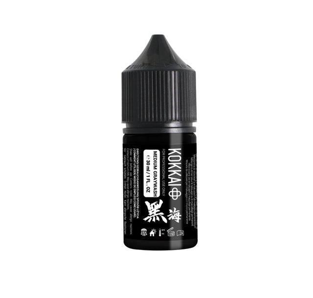 Kokkai Ink Tattoofarbe REACH - Medium Graywash (30 ml)
