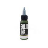 Solid Ink Künstlerfarbe - Olive (30 ml) - NICHT FÜR MENSCHLICHE HAUT