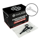 BodySupply sterile Einweg-Zange 20 St. - ovale Öffnung