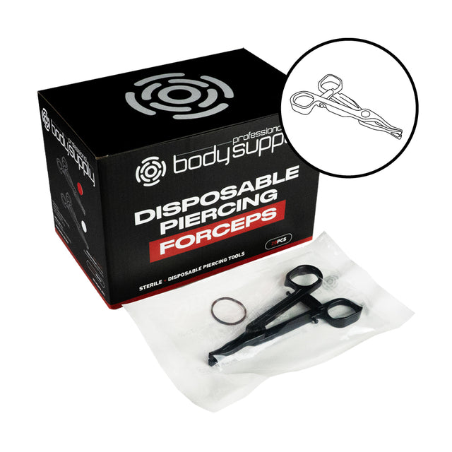 BodySupply sterile Einweg-Zange 50 St. - dreieckige Öffnung