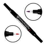 BodySupply Doppel-Tattoo-Marker - Violett/Rot