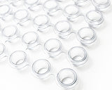Transparente Farbkappen-Halter 12 x 50 St.