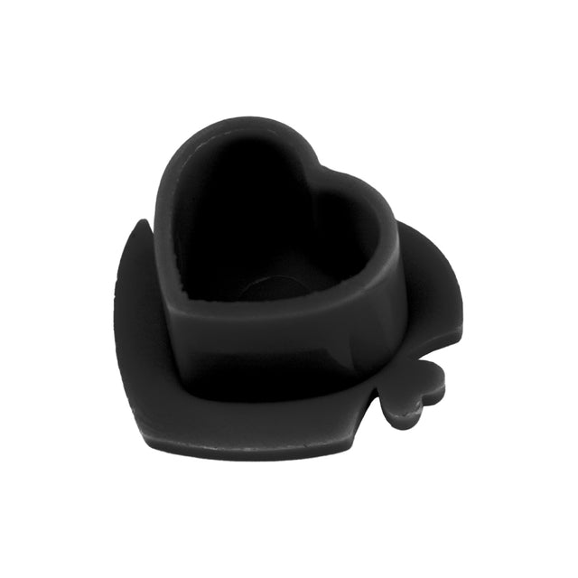 BodySupply Herzförmige Farbkappen aus Kunststoff (25 mm) 200 St.