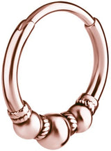 RG 316 HOOP EARRINGS (PAIR) 1,0x10mm - mod. 10